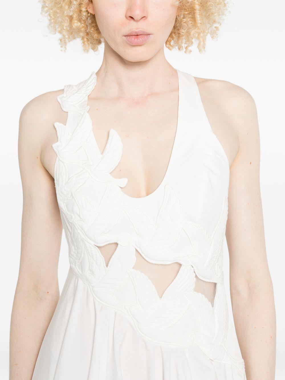 ZIMMERMANN Abito bianco con dettagli cut-out 