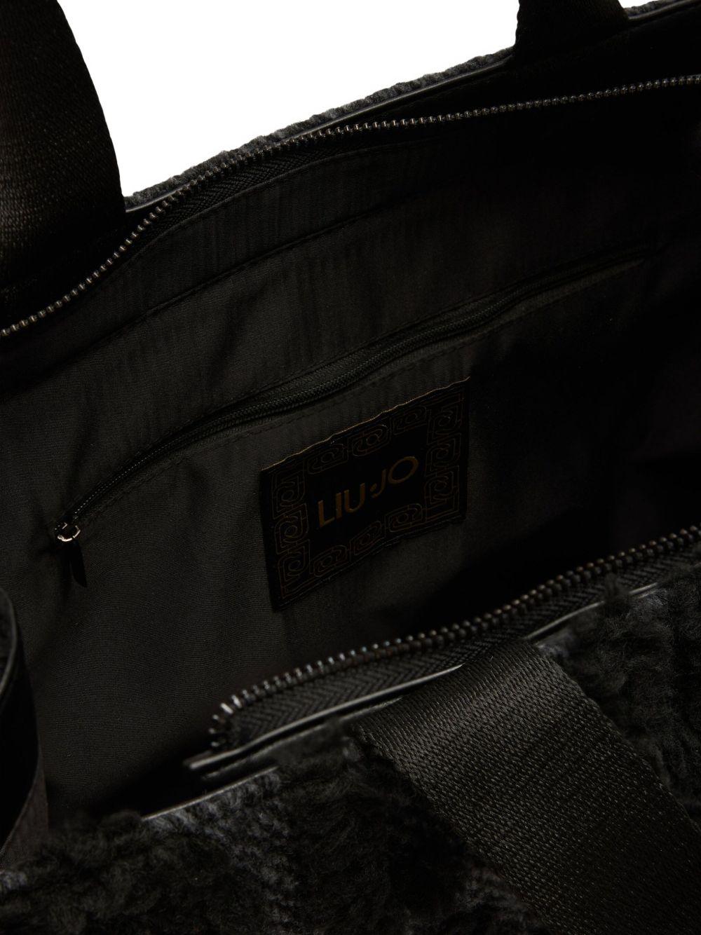 LIUJO Borsa tote nera 