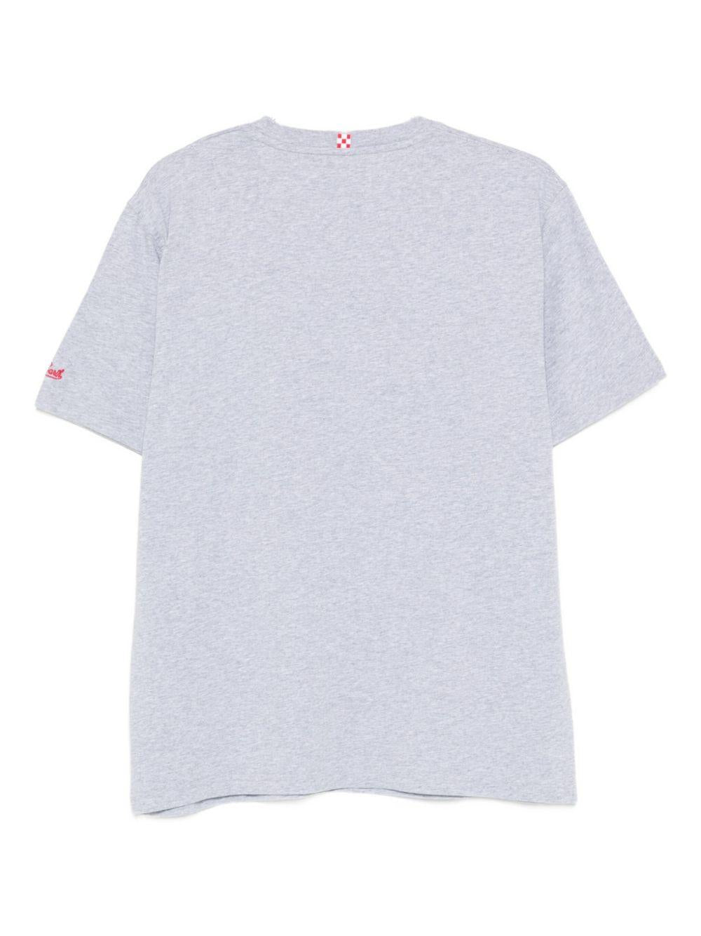 MC2 SAINT BARTH T-shirt a maniche corte in cotone grigio 'Arnott' 