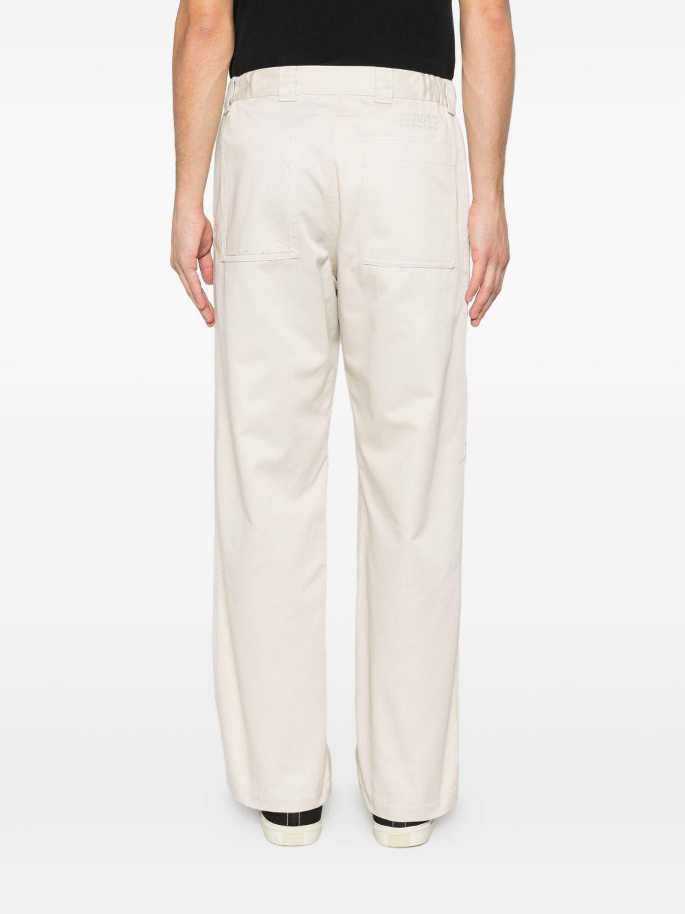 MM6 MAISON MARGIELA Pantaloni svasati beige 