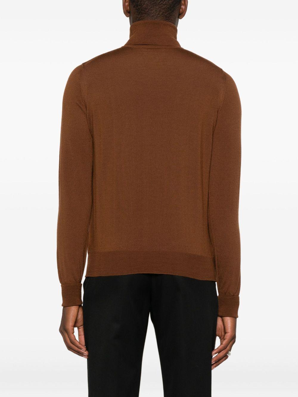 ALPHA STUDIO Maglia a collo alto in lana 