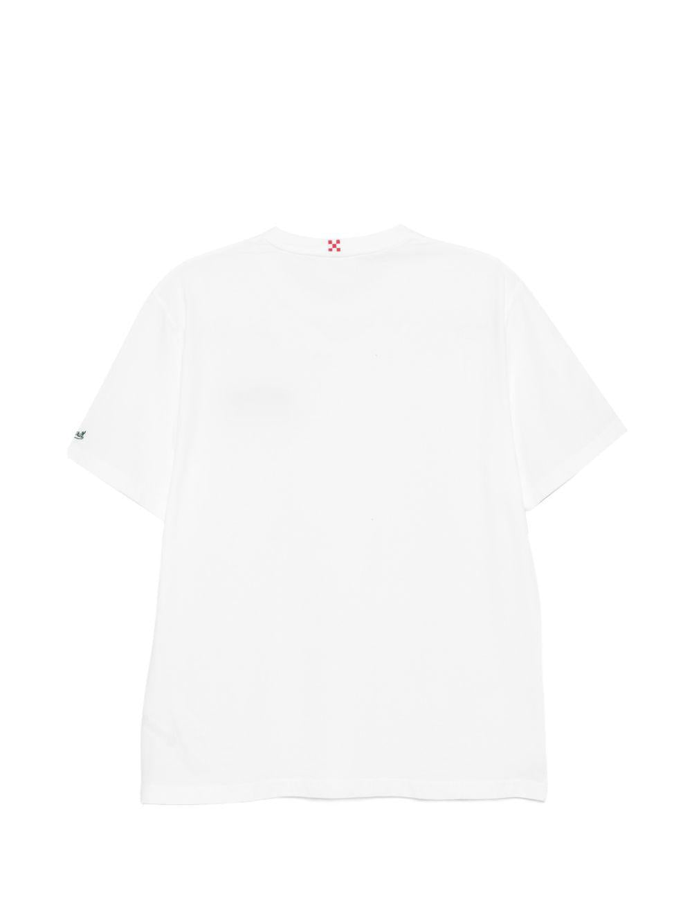 MC2 SAINT BARTH T-shirt Portofino in cotone bianco 