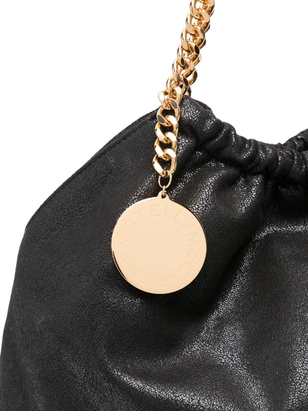 STELLA MCCARTNEY Borsa a spalla Falabella Drawstring nera 