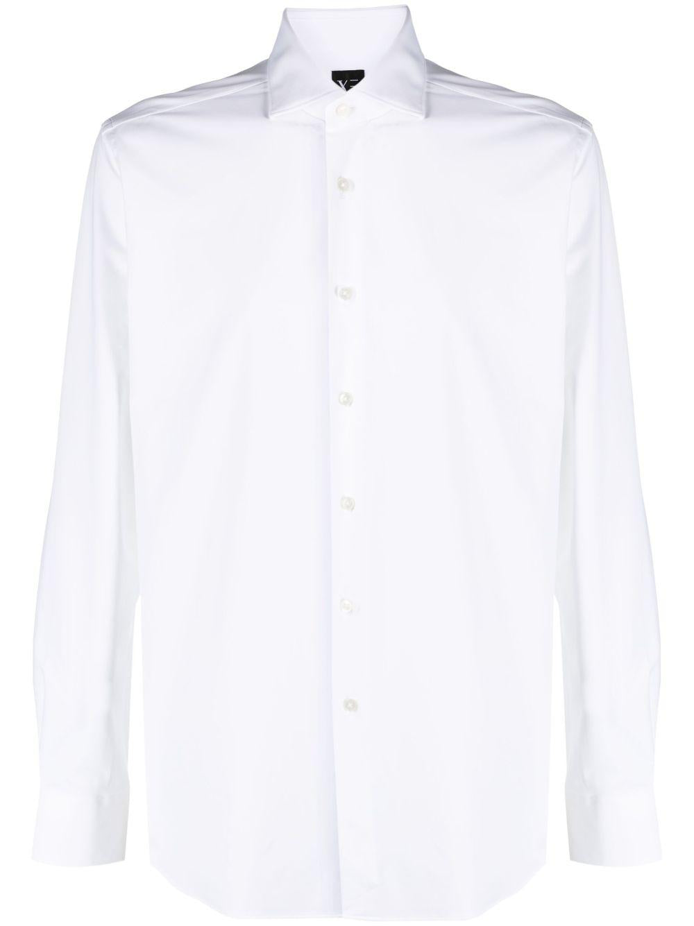 XACUS Camicia bianca elegante a maniche lunghe 
