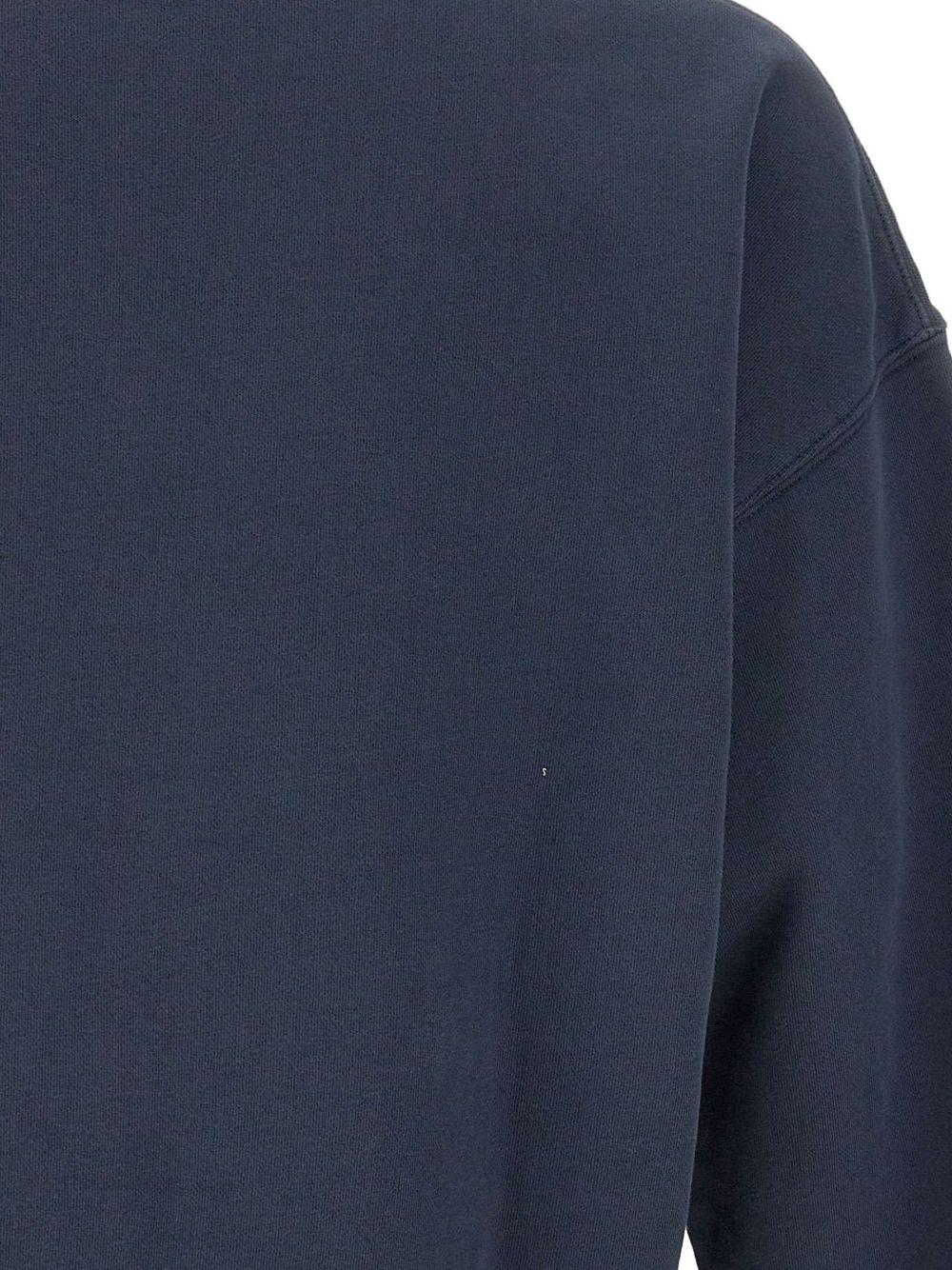 CARHARTT WIP Felpa girocollo blu in cotone 