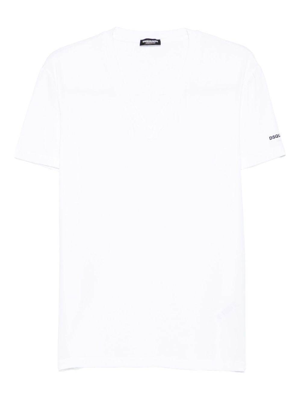 DSQUARED2 2-pack di t-shirt bianche in cotone 