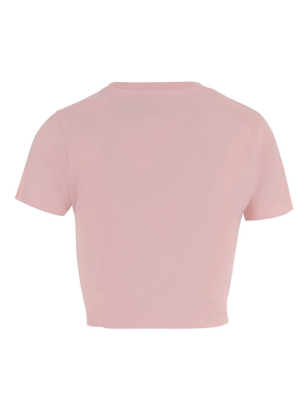 CASABLANCA T-shirt in cotone rosa 