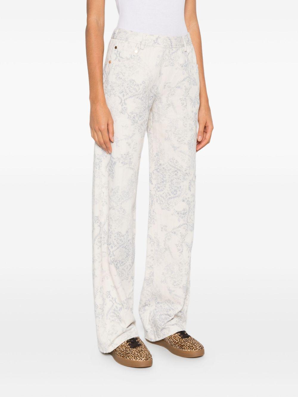 FORTE FORTE Pantaloni 'My Pants' con stampa floreale 