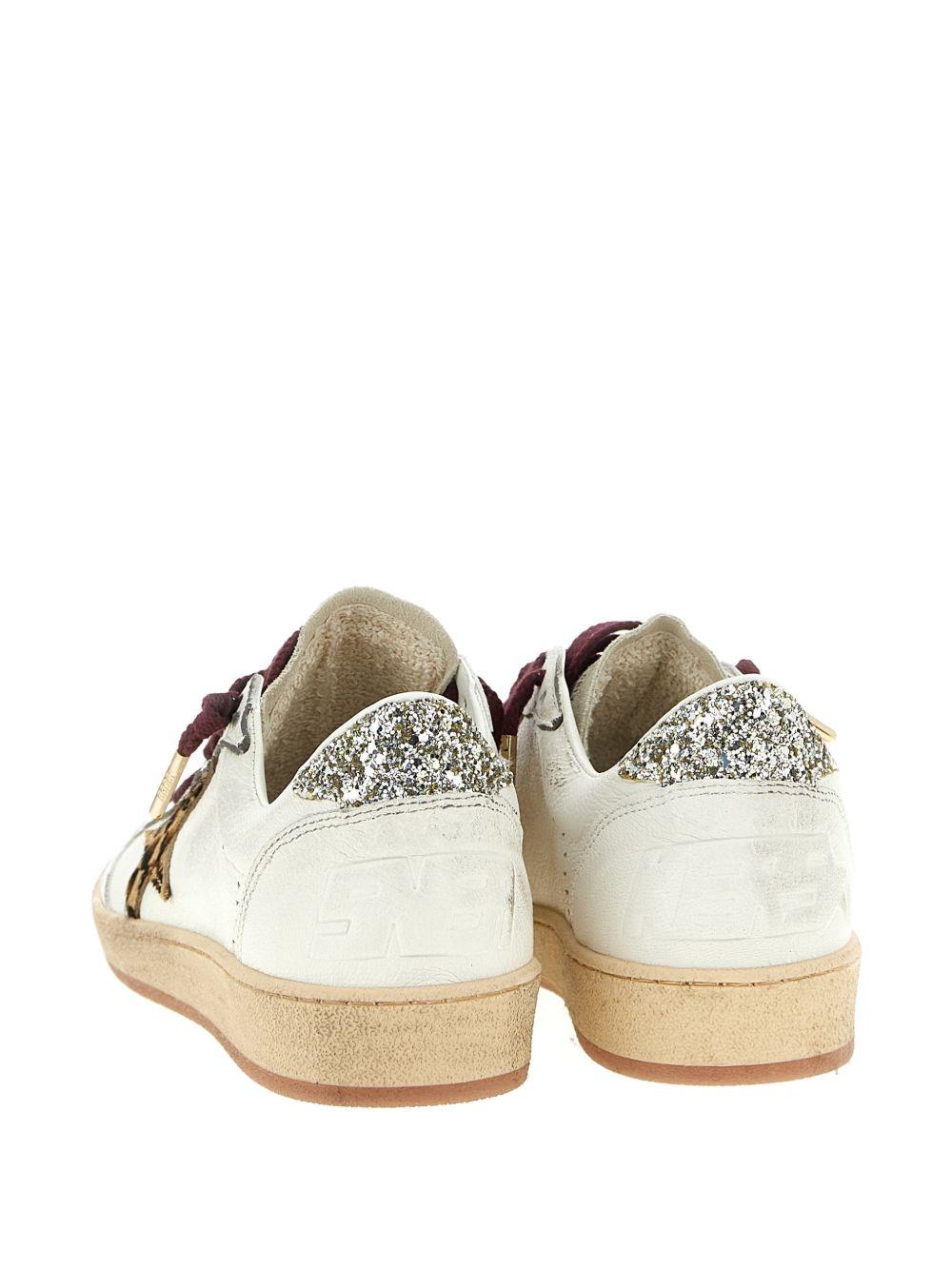 GOLDEN GOOSE Sneakers Ball Star con stella animalier 