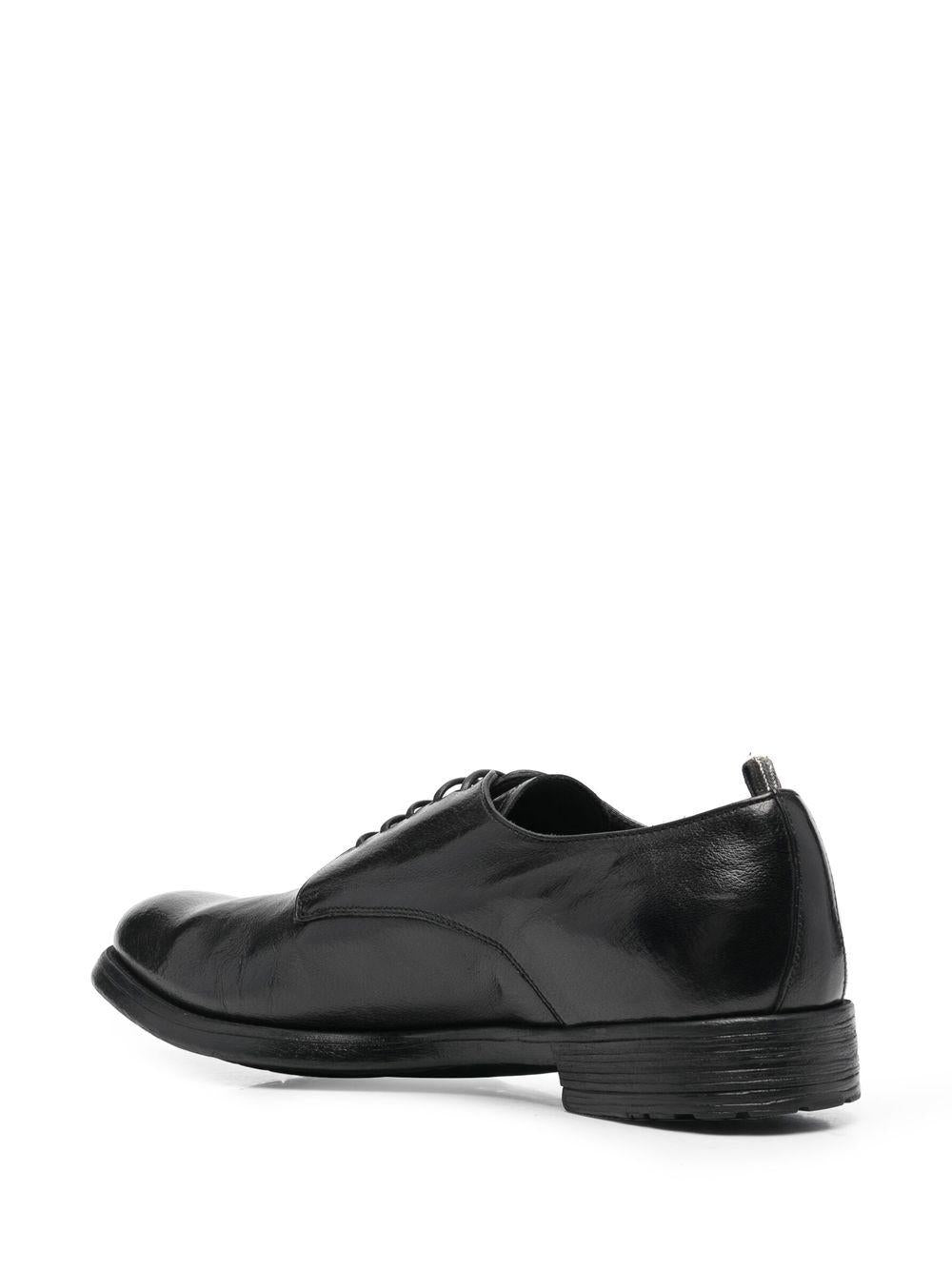 OFFICINE CREATIVE Scarpe stringate in pelle nera 