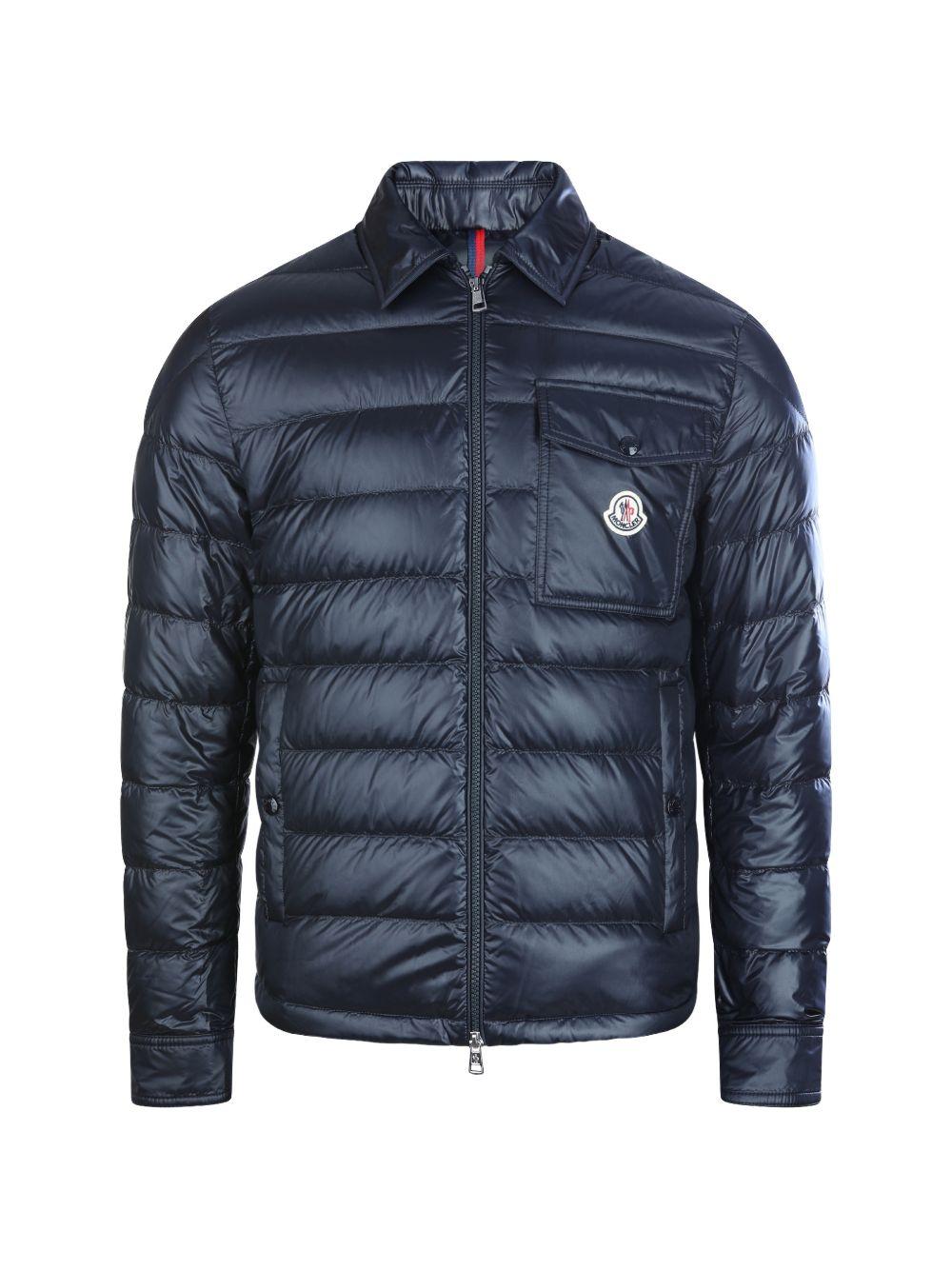 MONCLER Piumino corto trapuntato con zip 
