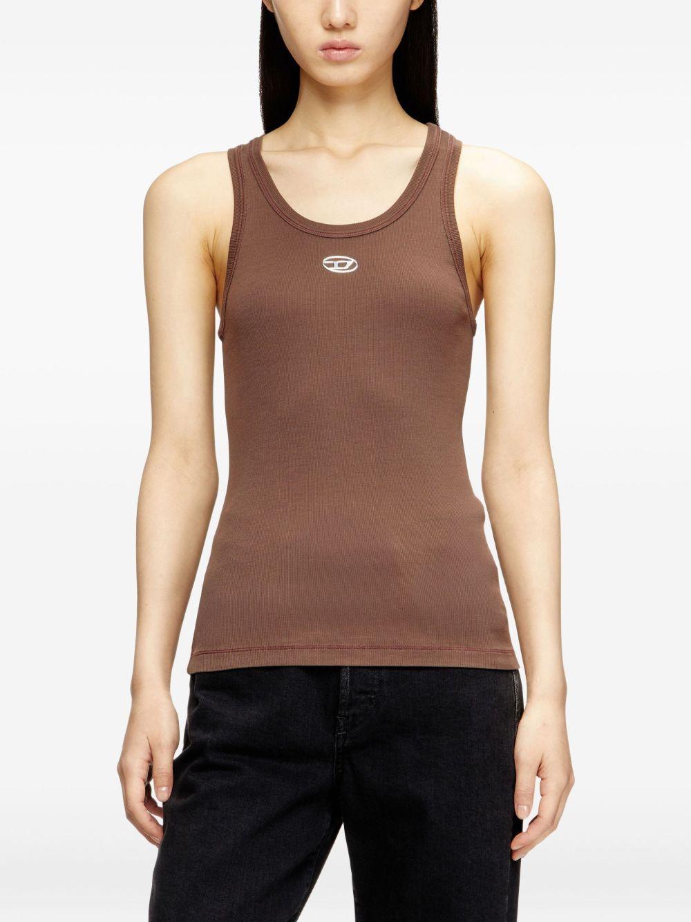 DIESEL T-shirt in cotone senza maniche 