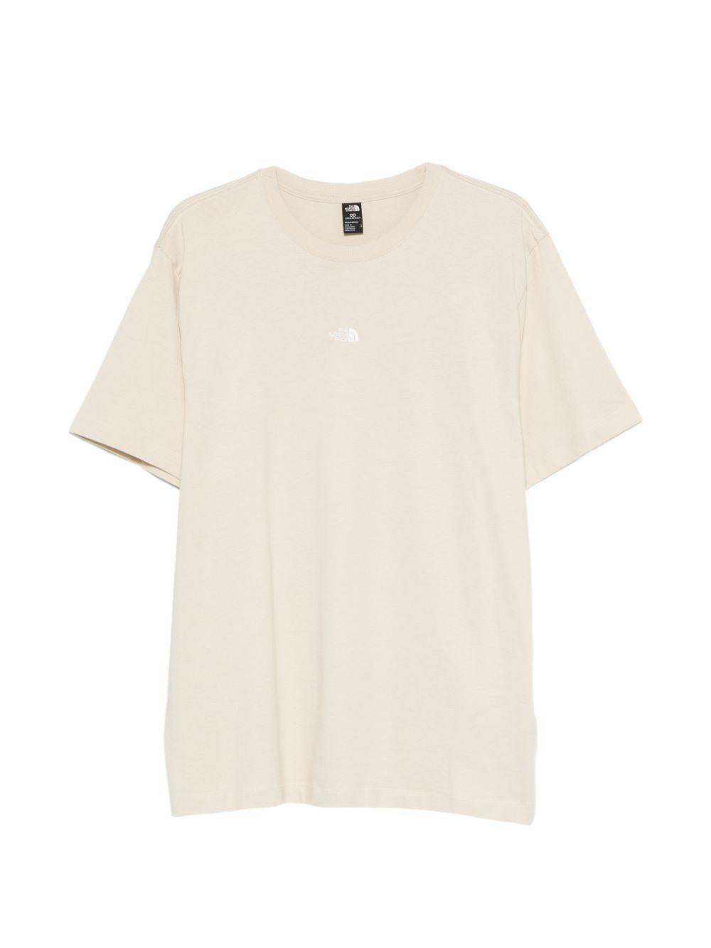 THE NORTH FACE T-shirt beige con logo 