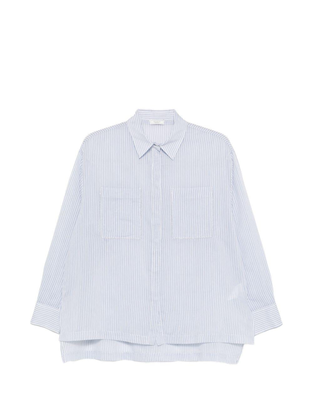 PESERICO Camicia a righe con tasche 