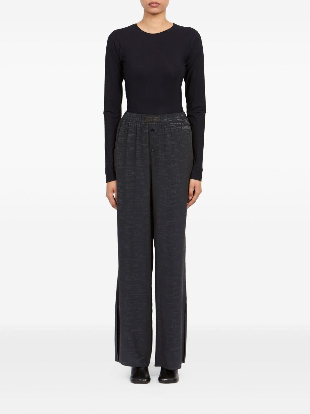 MM6 MAISON MARGIELA Pantaloni casual eleganti grigi 