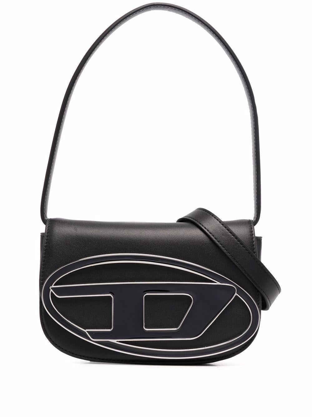 DIESEL Borsa '1DR' in nappa nera 