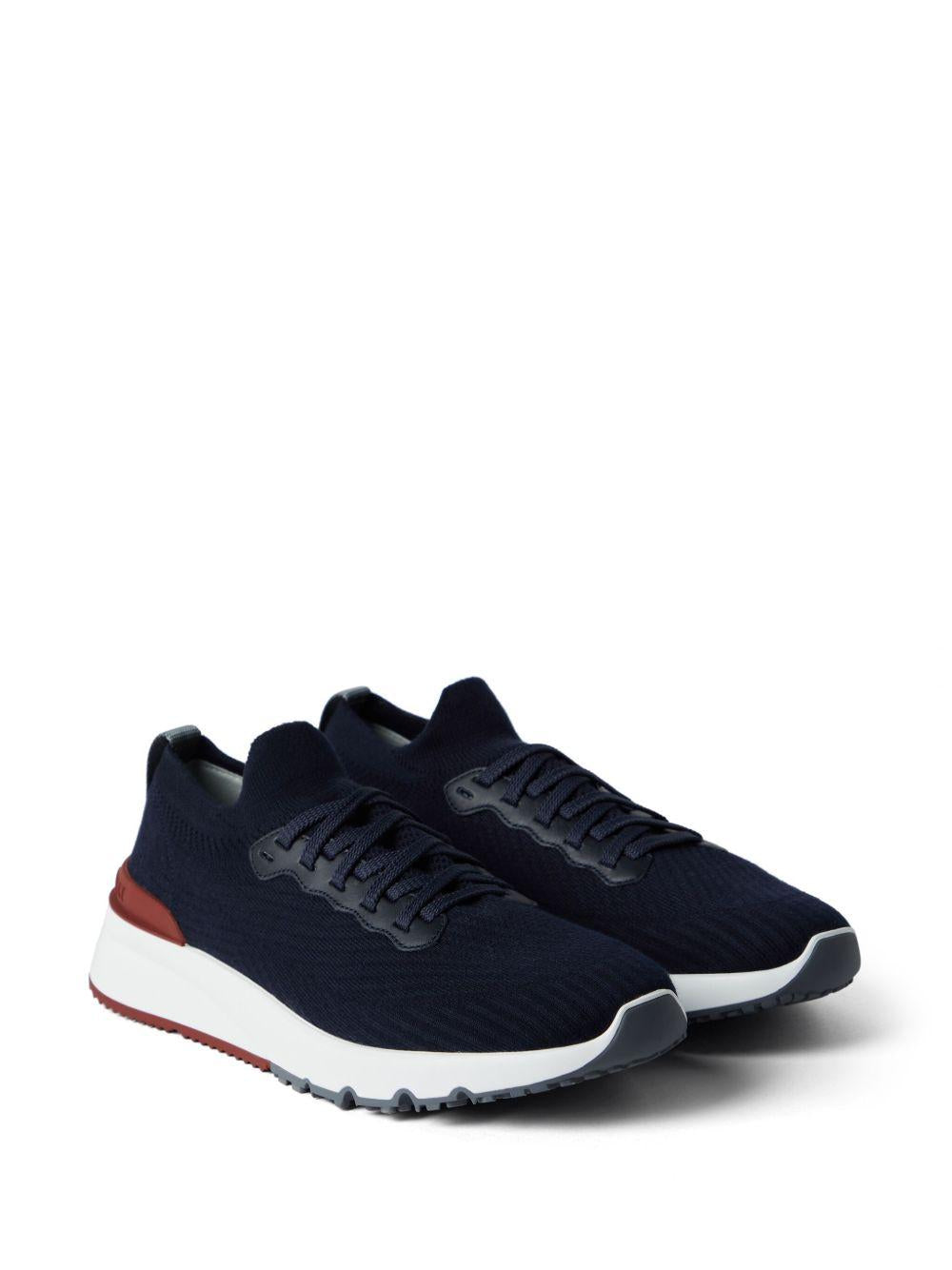 BRUNELLO CUCINELLI Sneakers in maglia 