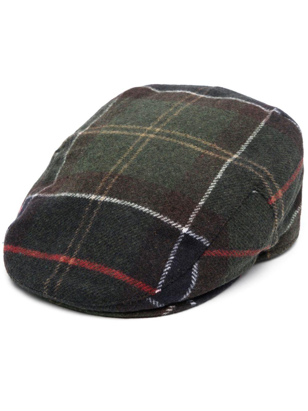 BARBOUR Cappello baker boy tartan 