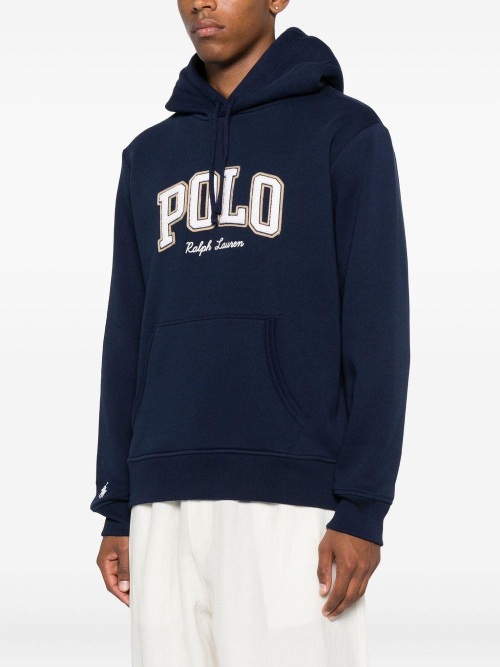 POLO RALPH LAUREN Felpa con cappuccio e stampa 