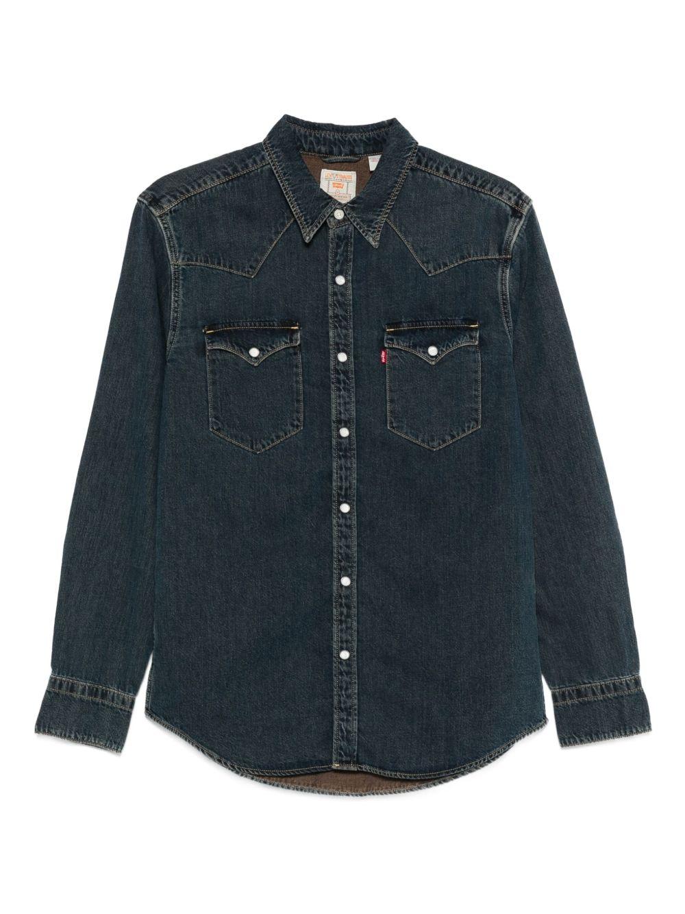 LEVIS Camicia in denim con tasche 