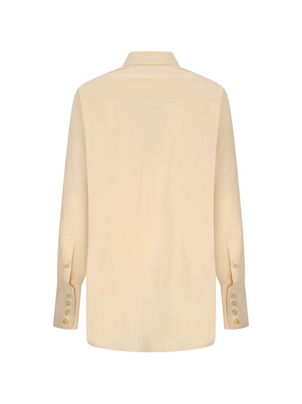 DARKPARK Camicia Carla oversize in cotone beige 