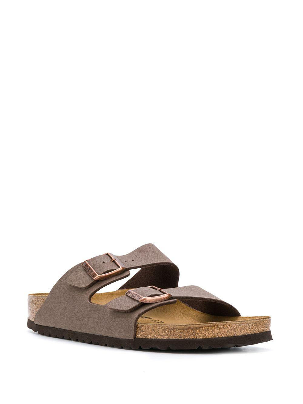 BIRKENSTOCK Ciabatte 'Arizona' in pelle marrone 