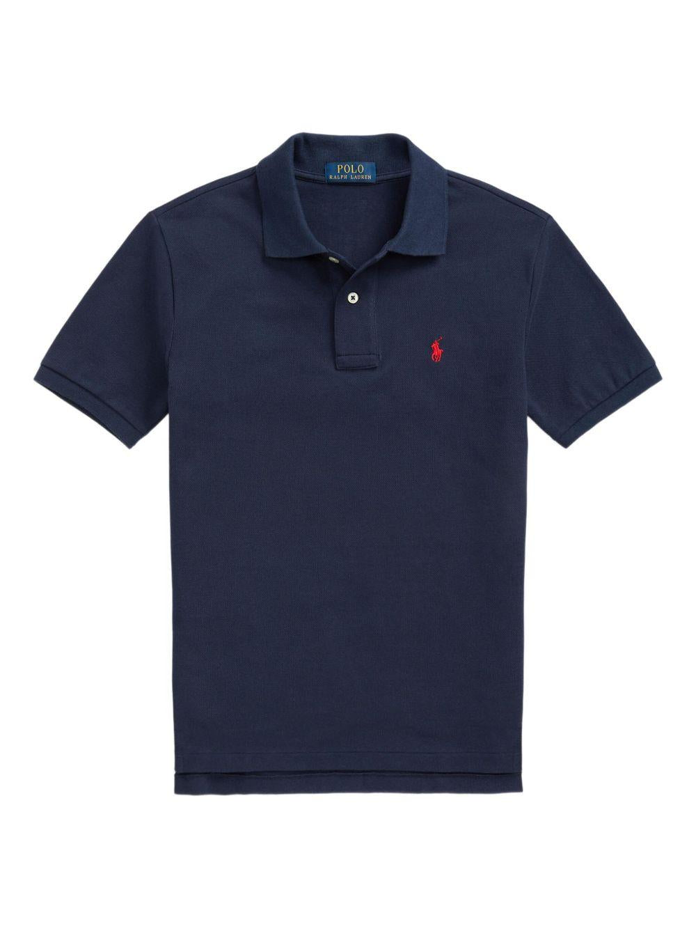POLO RALPH LAUREN Polo blu con logo 