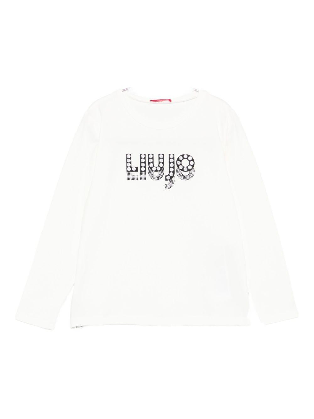 LIUJO T-shirt a maniche lunghe con logo 