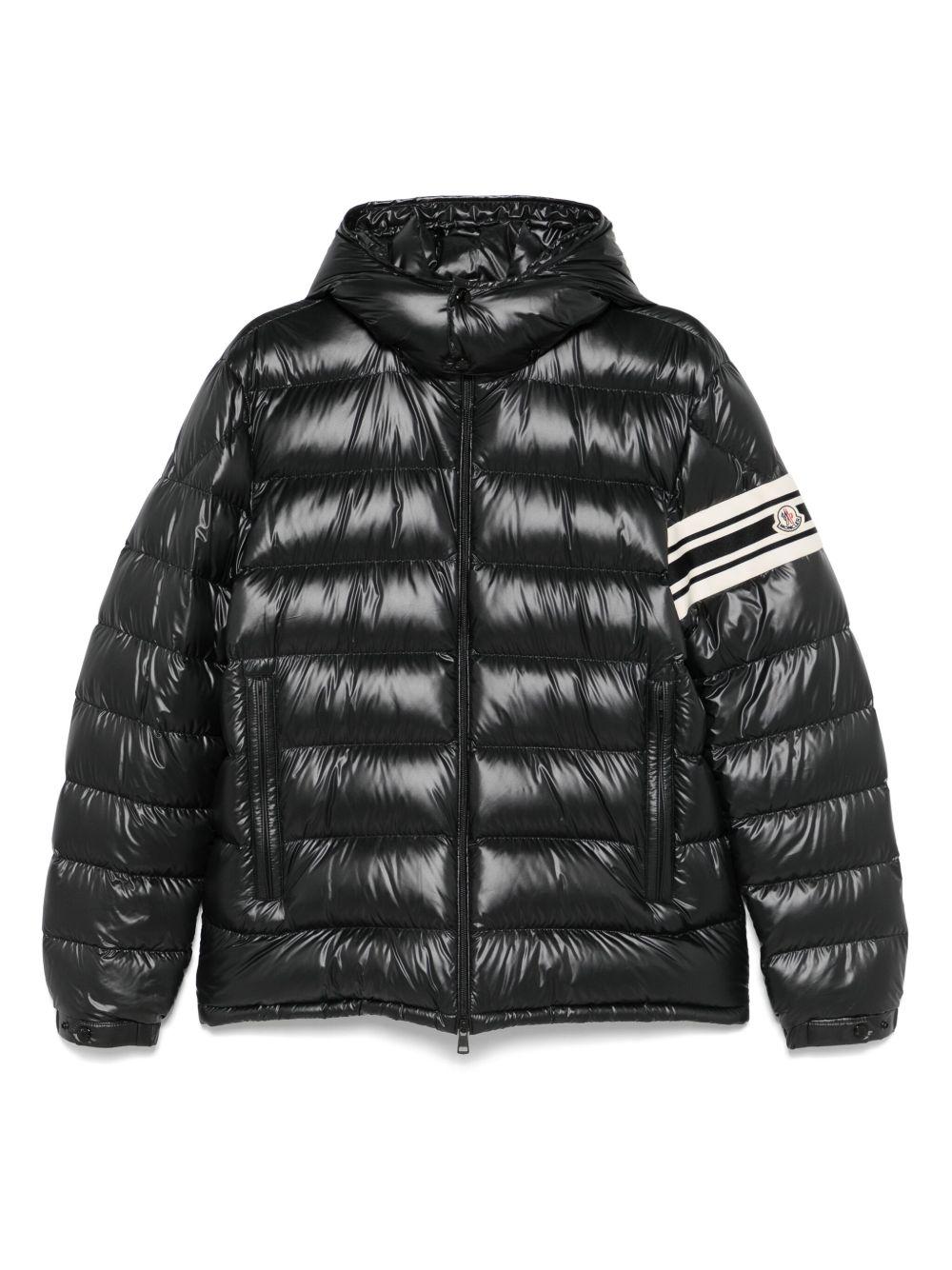 MONCLER Piumino 'Landre' con cappuccio nero 