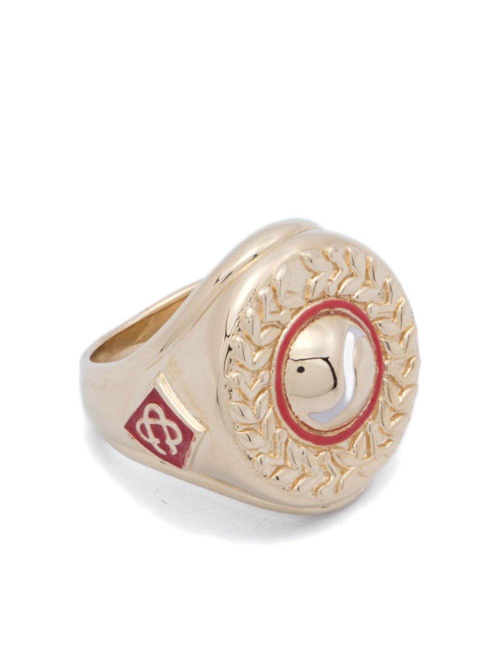 CASABLANCA Anello a sigillo 'Sports Medallion' 