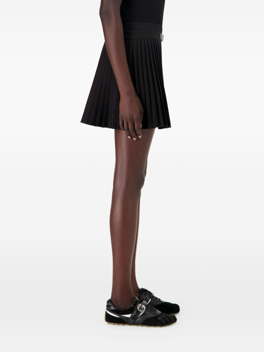 COPERNI Sneakers in pelle nere 5T con fibbia logo argento 