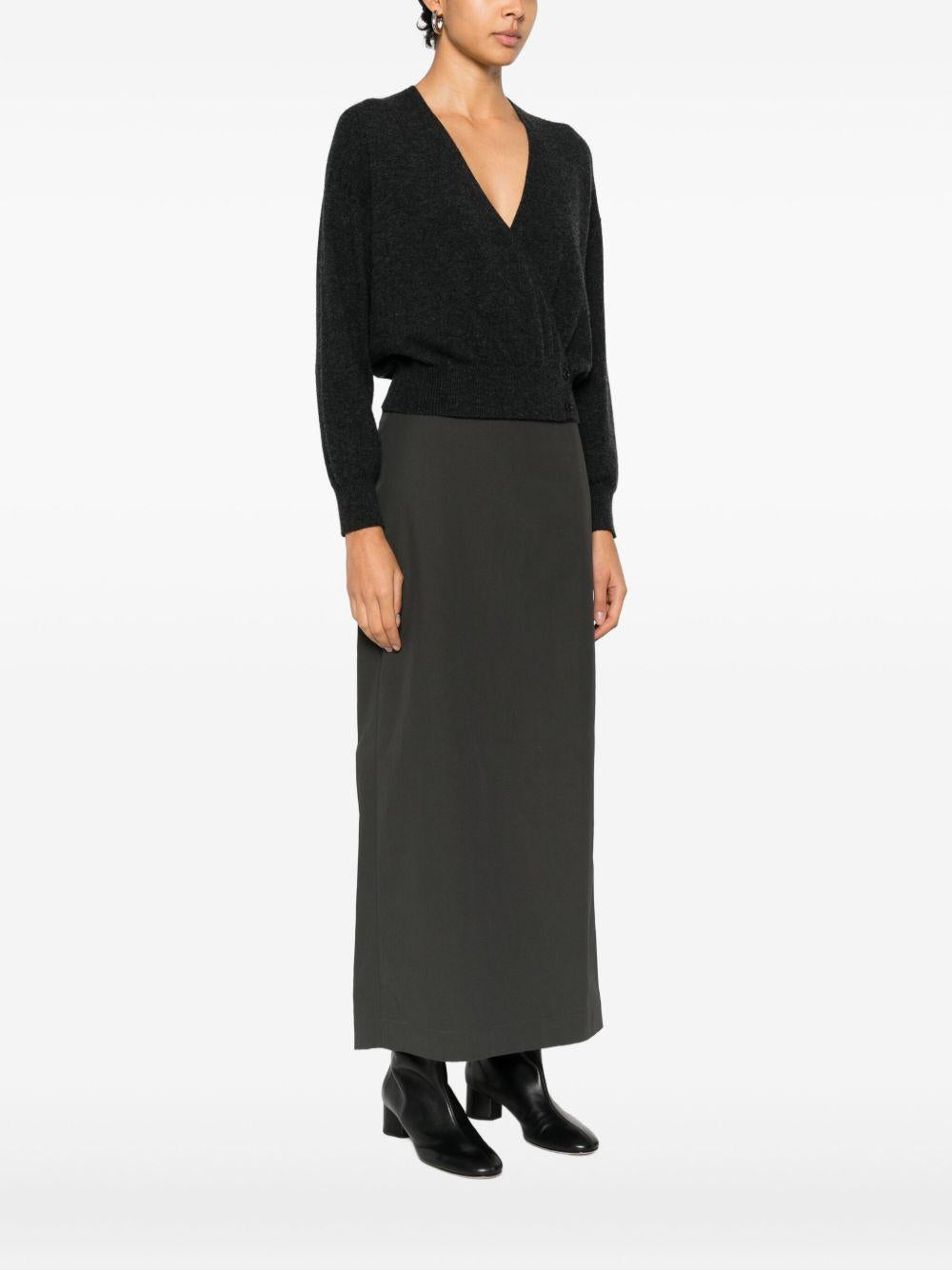 IVORY PARIS Maglia con scollo a V 