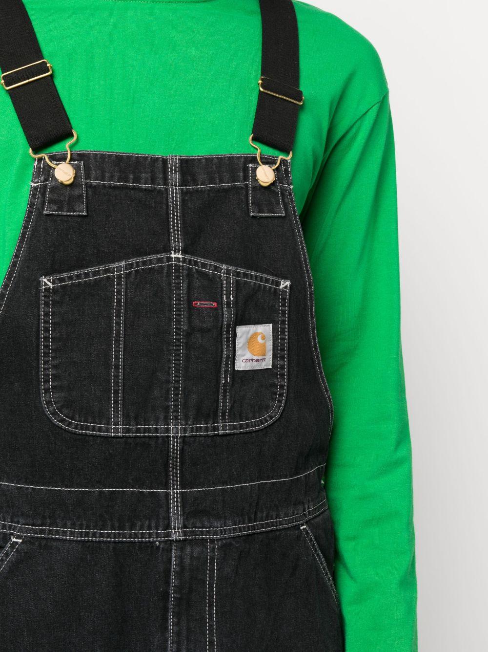 CARHARTT WIP Salopette in denim con bretelle regolabili 