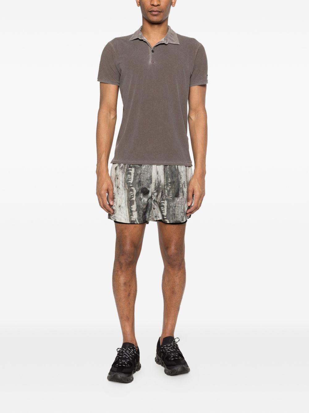 RRD ROBERTO RICCI DESIGNS Polo marrone con logo nero 