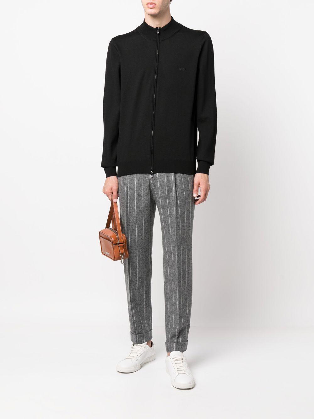 BOSS Cardigan con zip 'Balonso' 