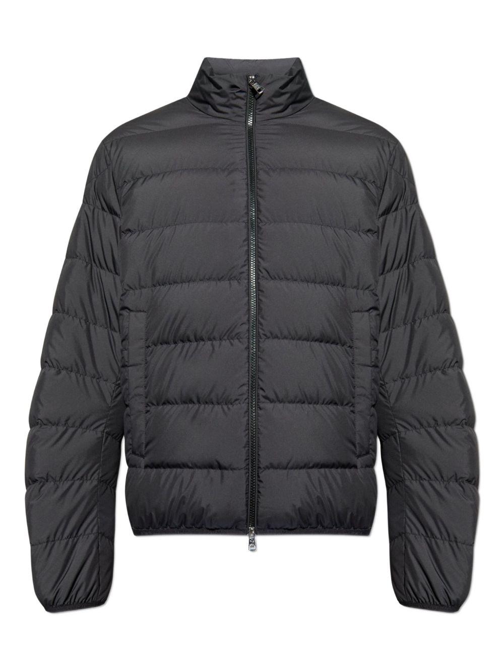 MONCLER Piumino corto Baudinet in poliestere con collo alto 