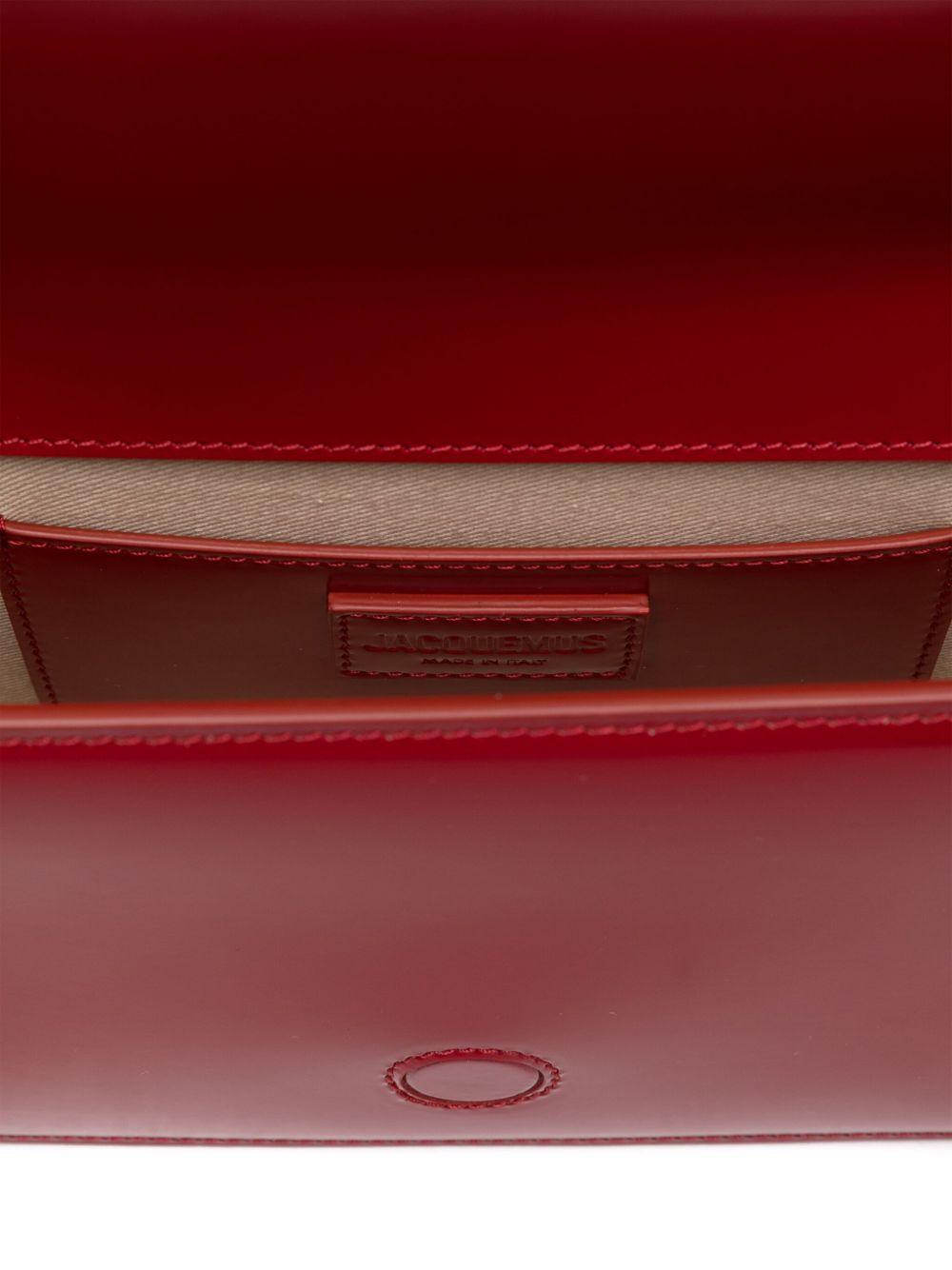 JACQUEMUS Borsa 'Le Bambino Long' in pelle rossa 