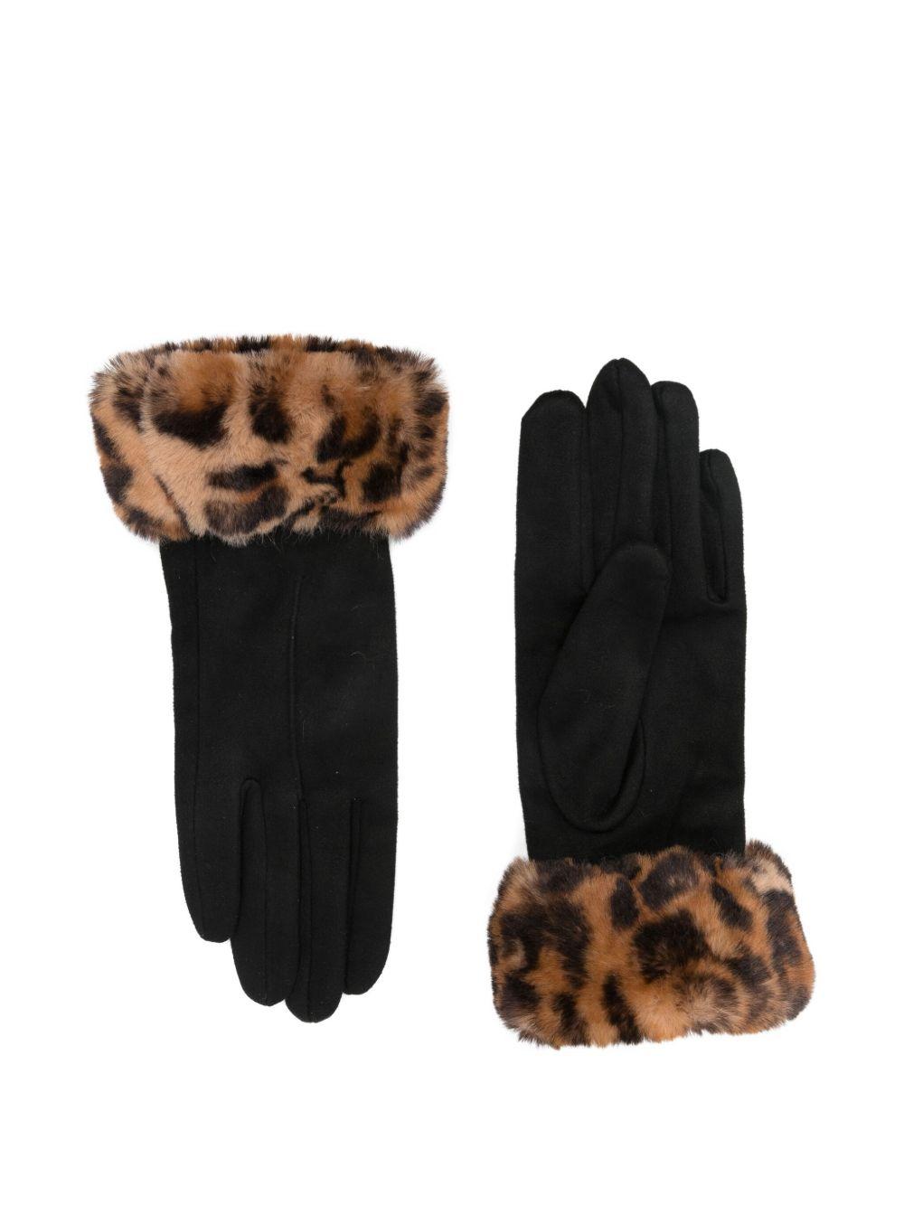 LIUJO Guanti con ecopelliccia 