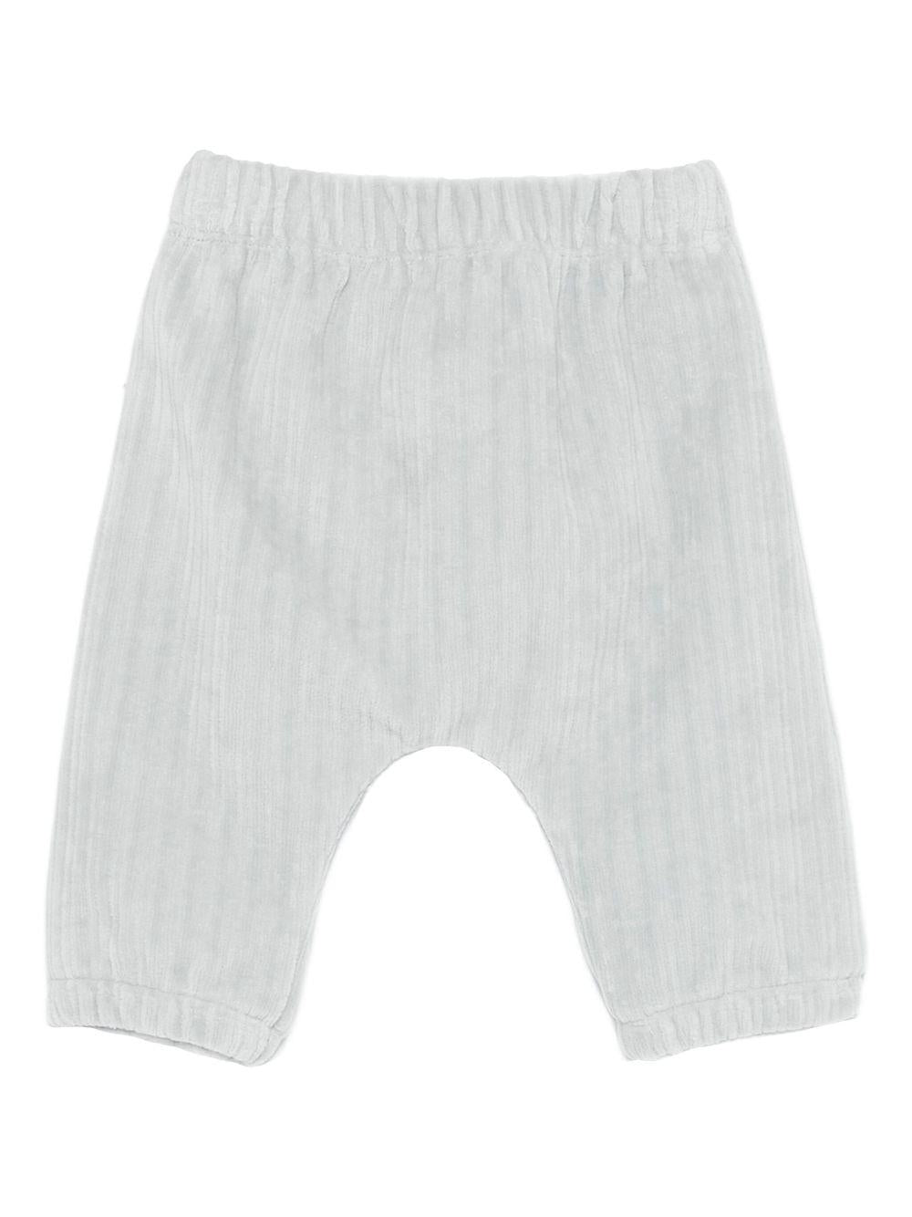 LARANJINHA Pantaloni da neonata con tasca a coste 