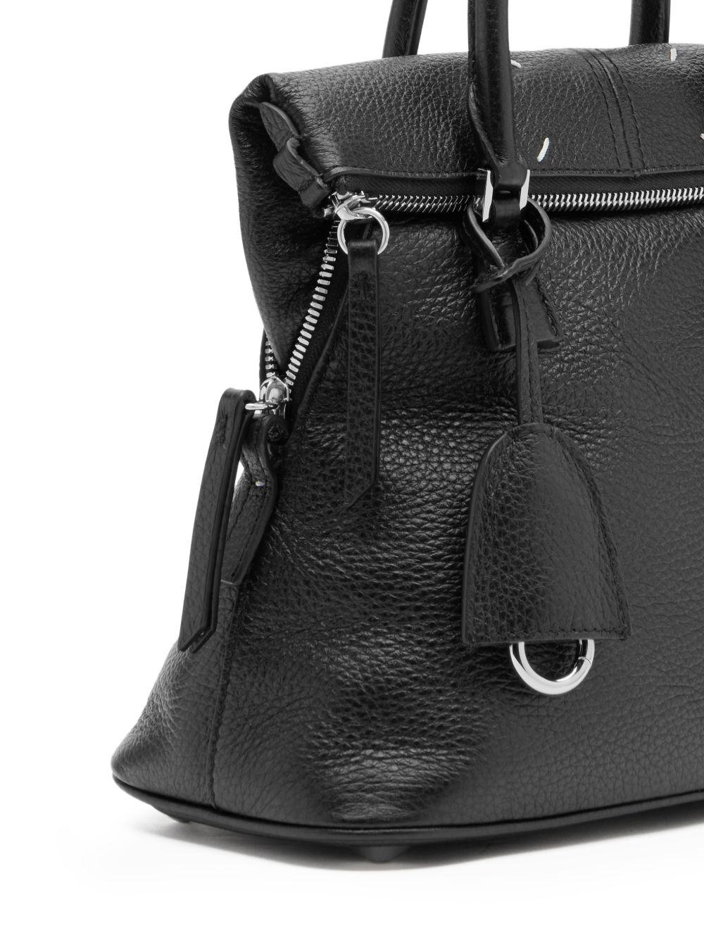 MAISON MARGIELA Borsa nera in pelle di vitello 