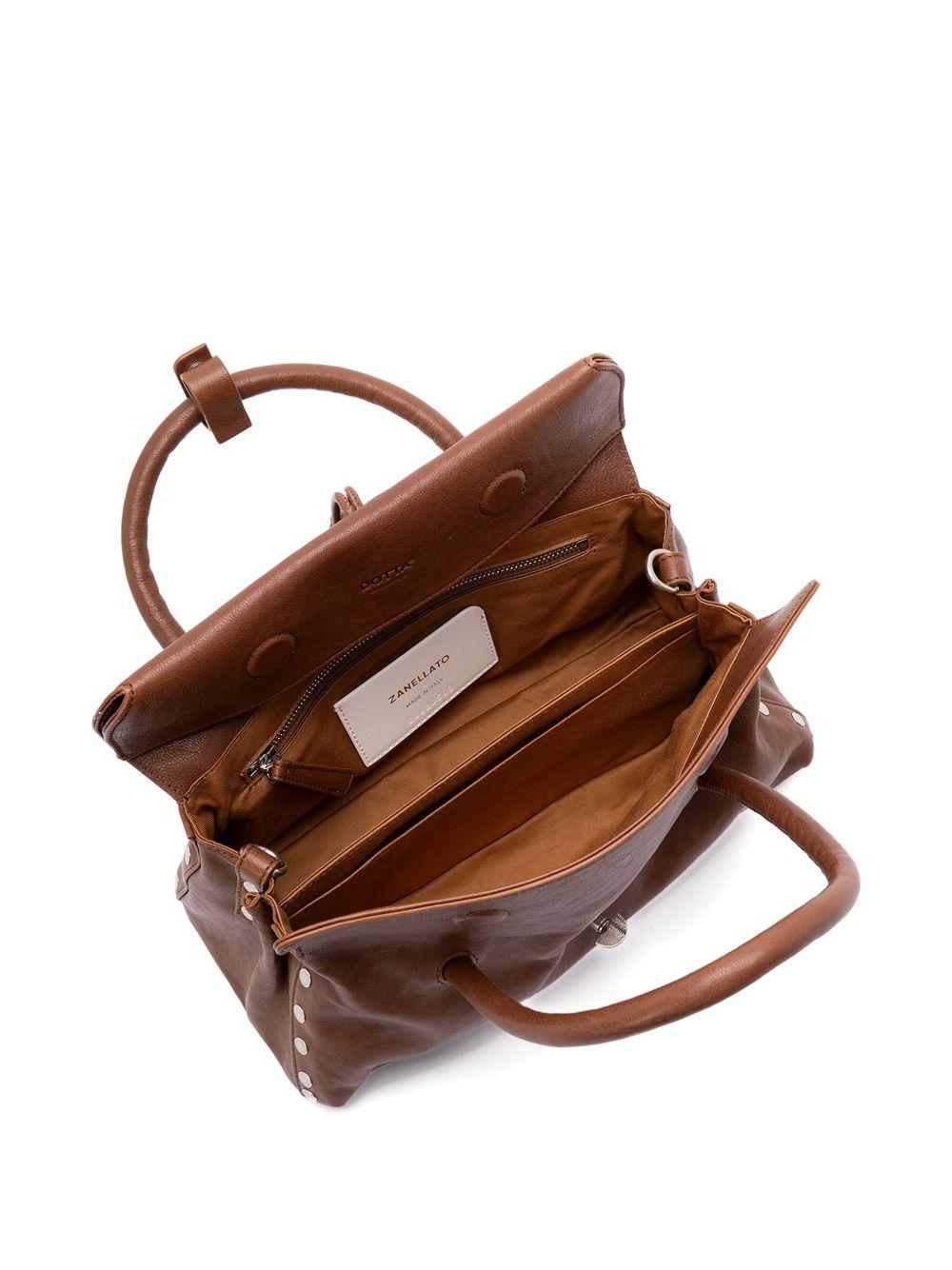ZANELLATO Borsa Dotta Small in nappa marrone 