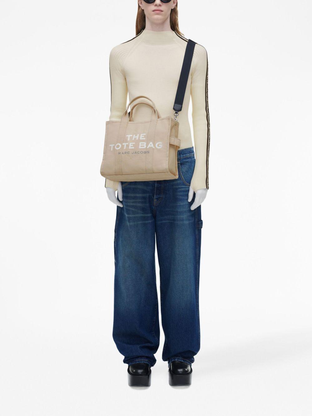 MARC JACOBS Borsa tote 'The Canvas Media' in cotone beige 