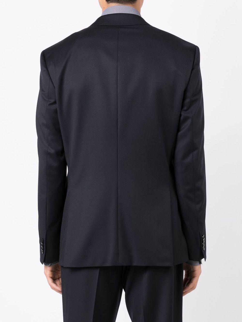 BOSS Blazer H Huge in lana vergine blu navy 