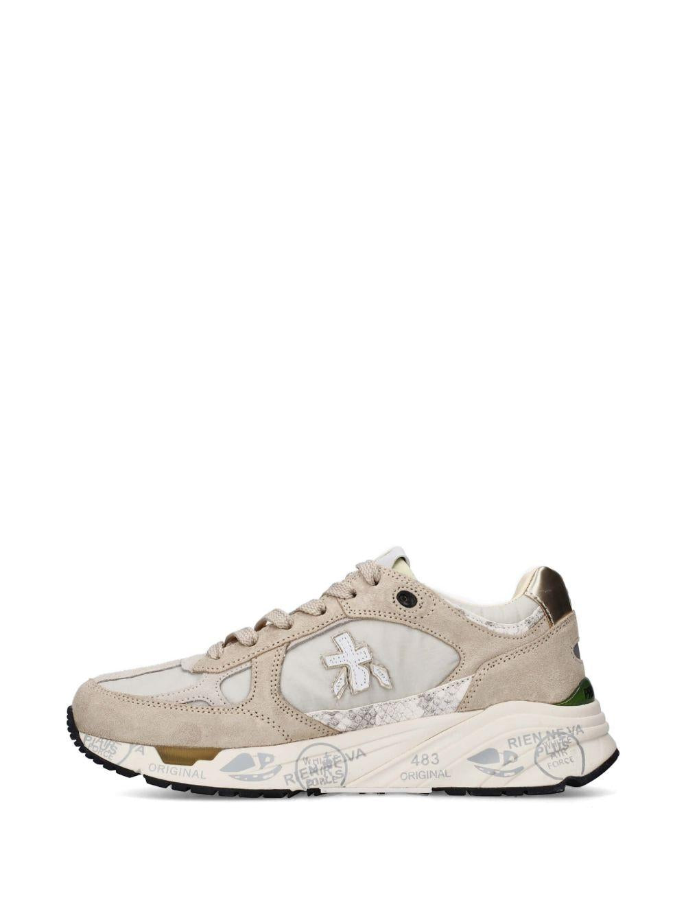 PREMIATA Sneakers con inserti imbottiti beige 
