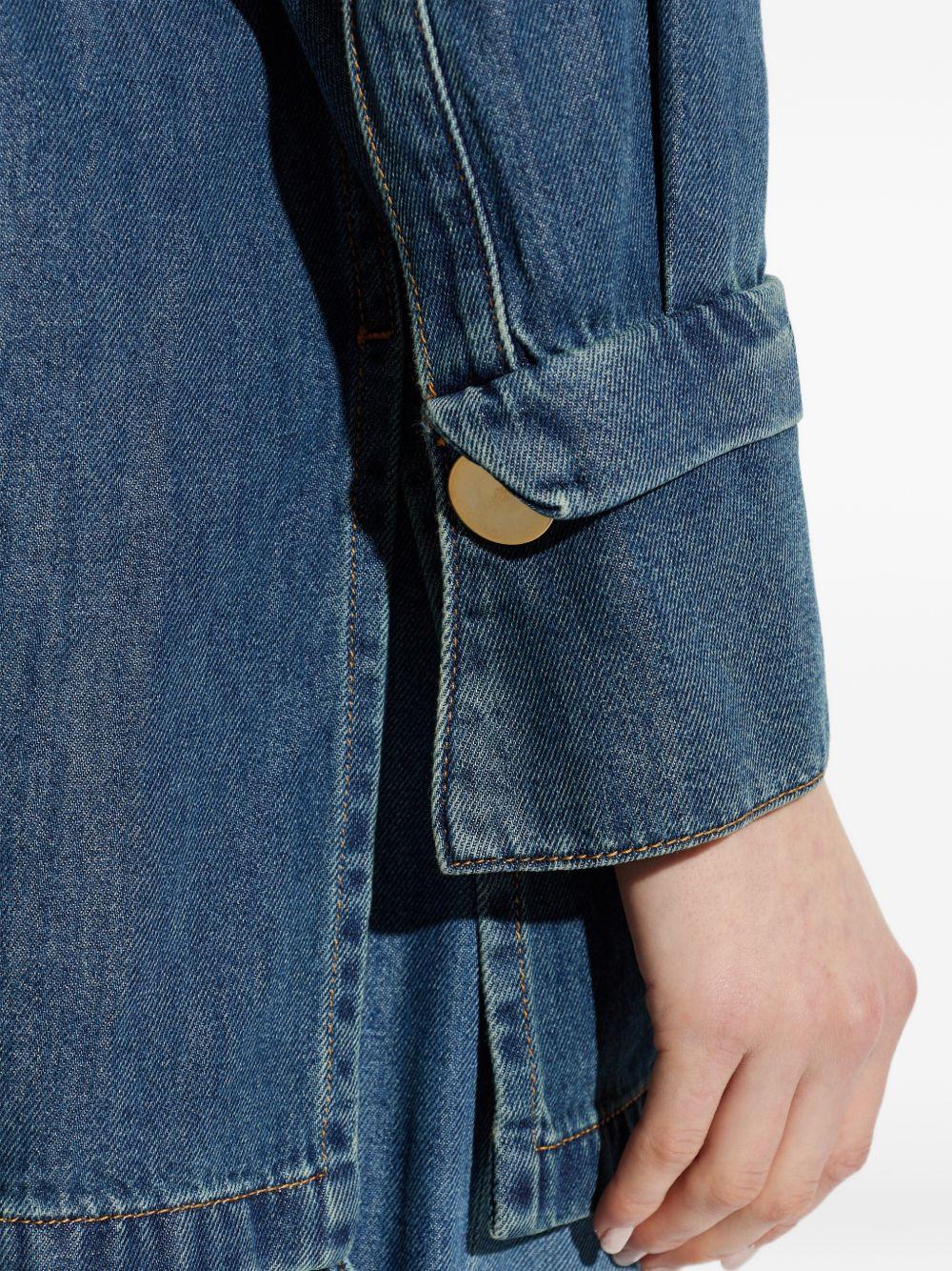 DARKPARK Camicia Jodie in cotone denim blu 