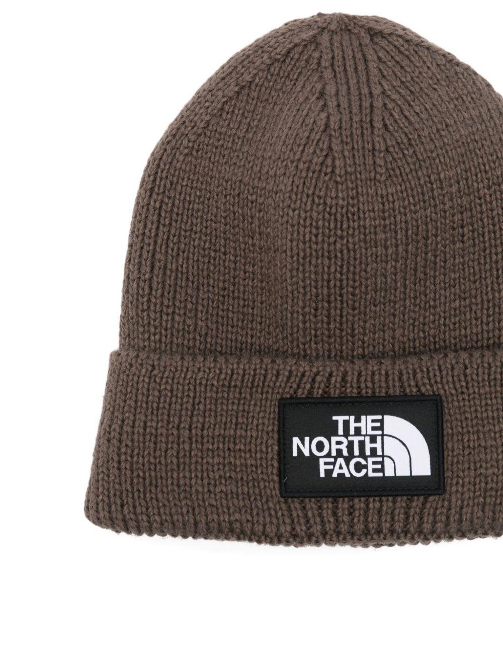 THE NORTH FACE Cappello in maglia a costine marrone 