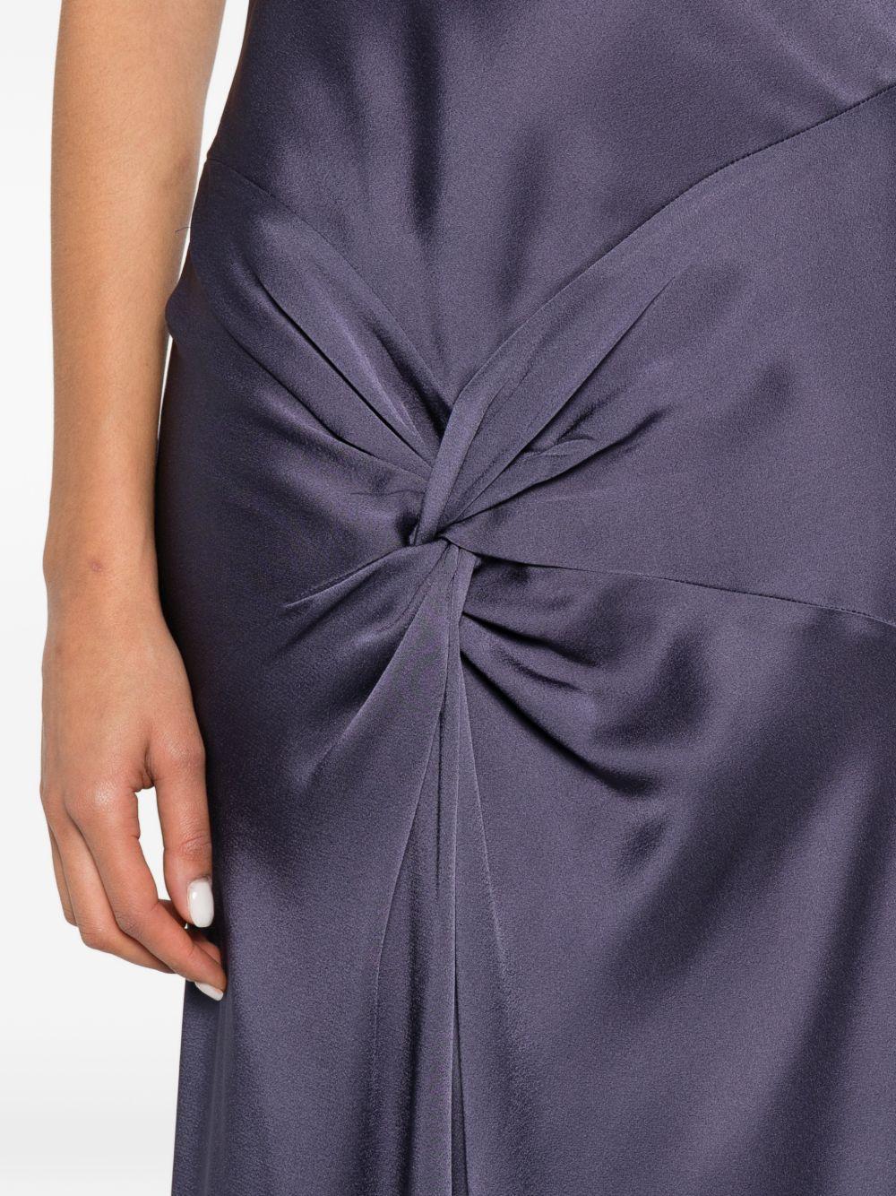 VICTORIA BECKHAM Abito lungo elegante blu 