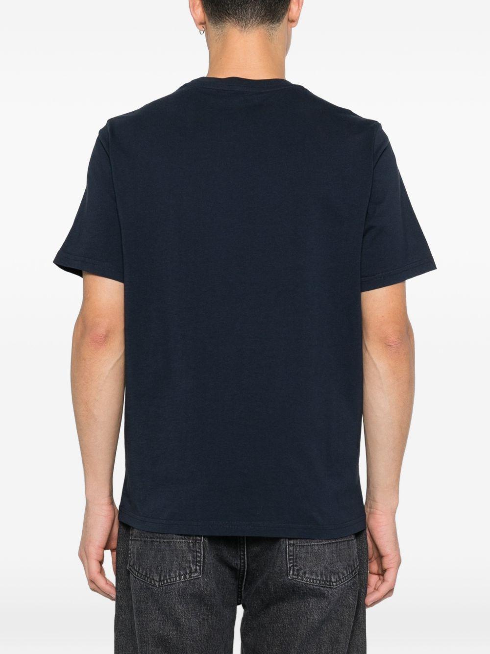 AUTRY T-shirt in cotone blu 