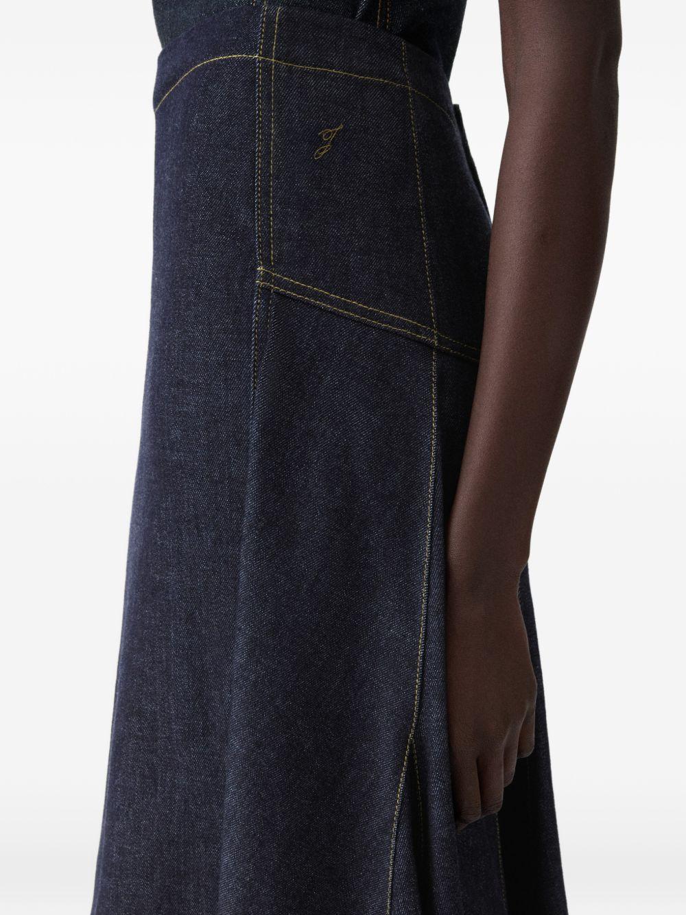 JACQUEMUS Gonna in denim Lavoir de-Nîmes 