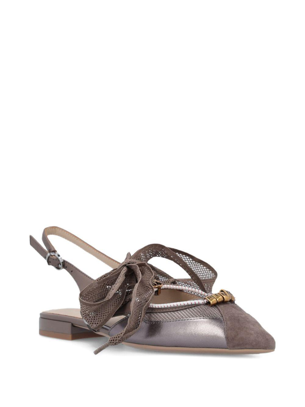 PINKO Décolleté slingback marroni 'Gianira' 